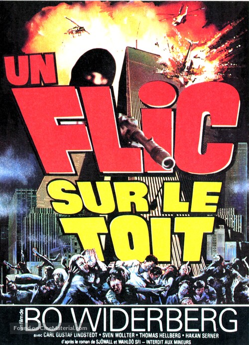Mannen p&aring; taket - French Movie Poster