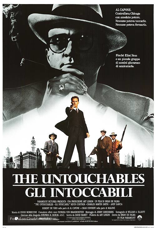 The Untouchables - Italian Movie Poster