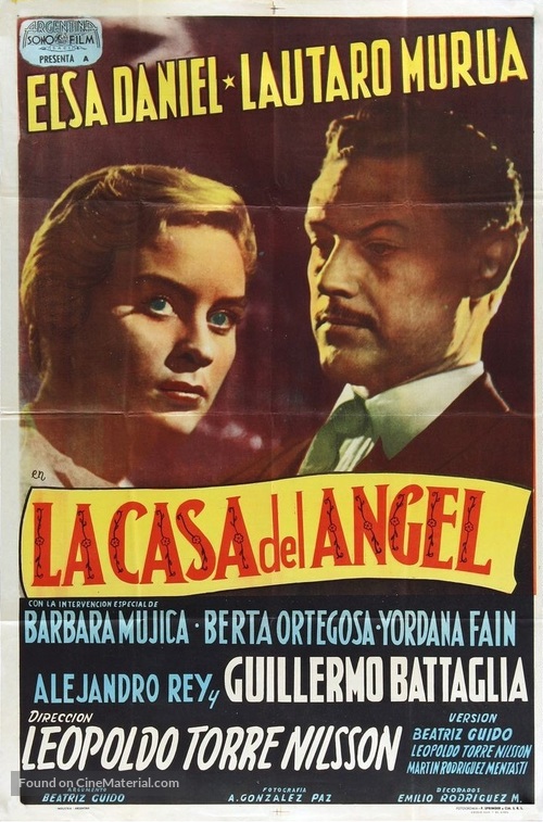 La casa del &aacute;ngel - Argentinian Movie Poster