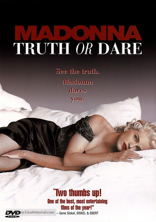 Madonna: Truth or Dare - DVD movie cover