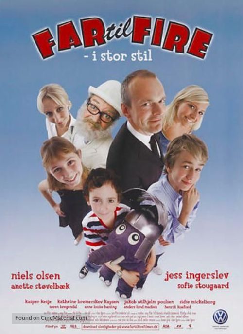 Far til fire - i stor stil - Danish Movie Poster