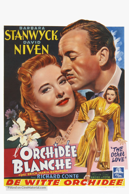 The Other Love - Belgian Movie Poster
