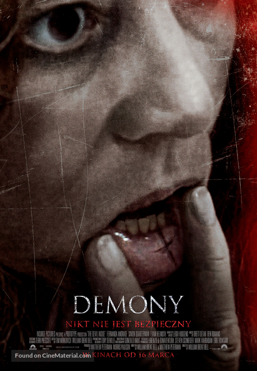 The Devil Inside - Polish Movie Poster