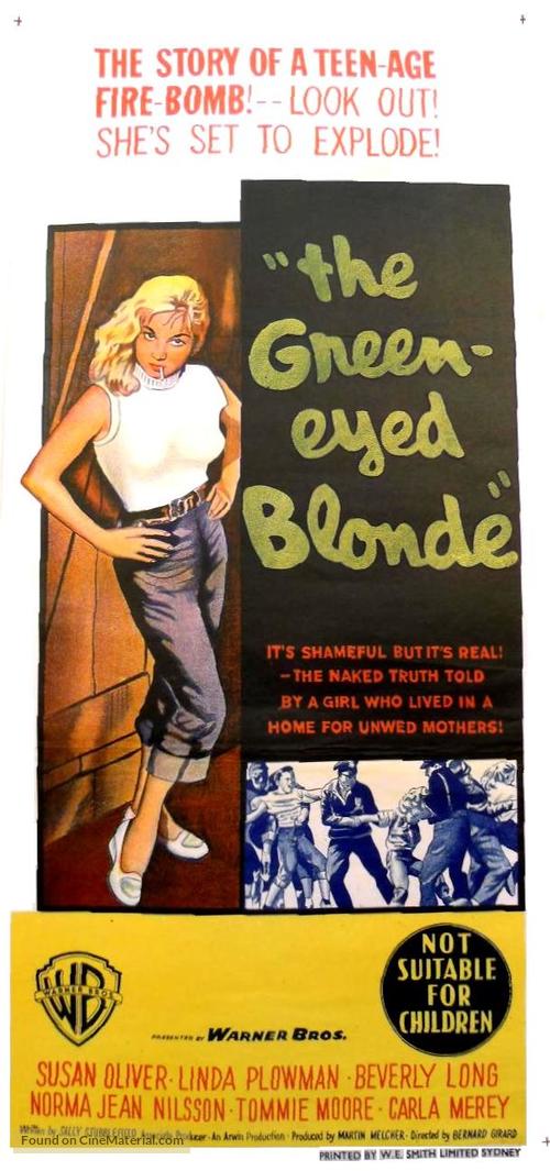 The Green-Eyed Blonde - Australian Movie Poster