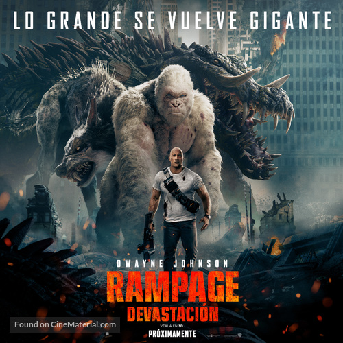 Rampage - Argentinian Movie Poster