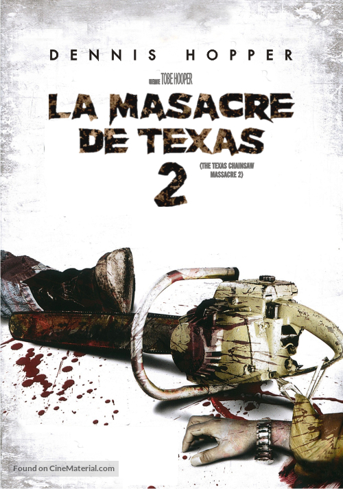 The Texas Chainsaw Massacre 2 - Argentinian DVD movie cover