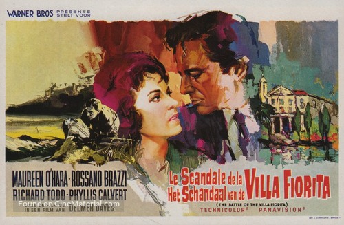 The Battle of the Villa Fiorita - Belgian Movie Poster