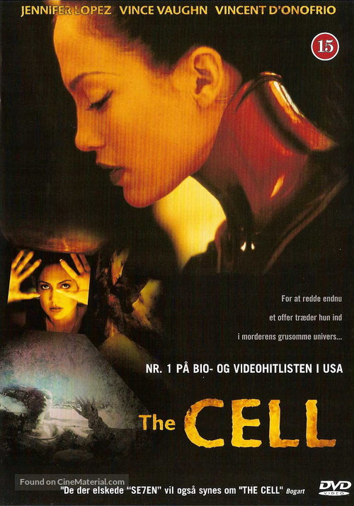 The Cell - Danish DVD movie cover