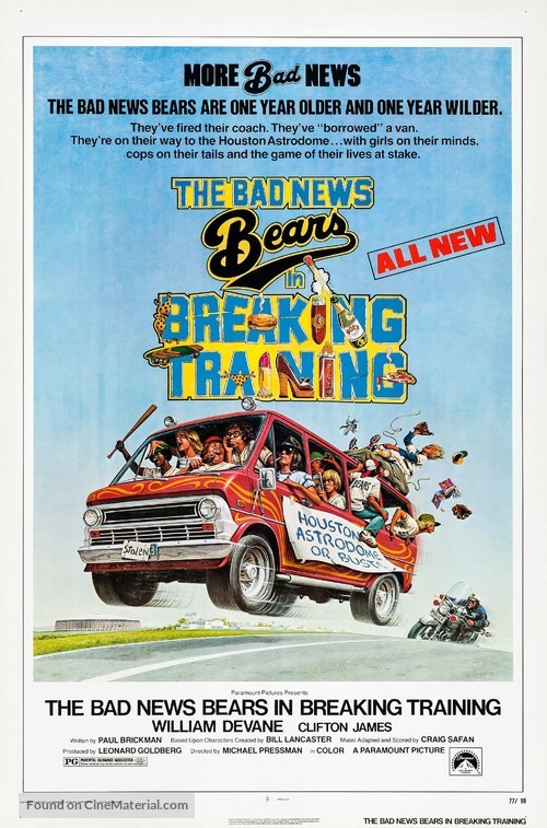 The Bad News Bears in Breaking Training - Movie Poster