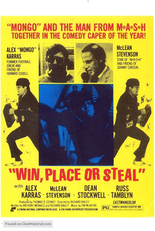 Win, Place or Steal - Movie Poster