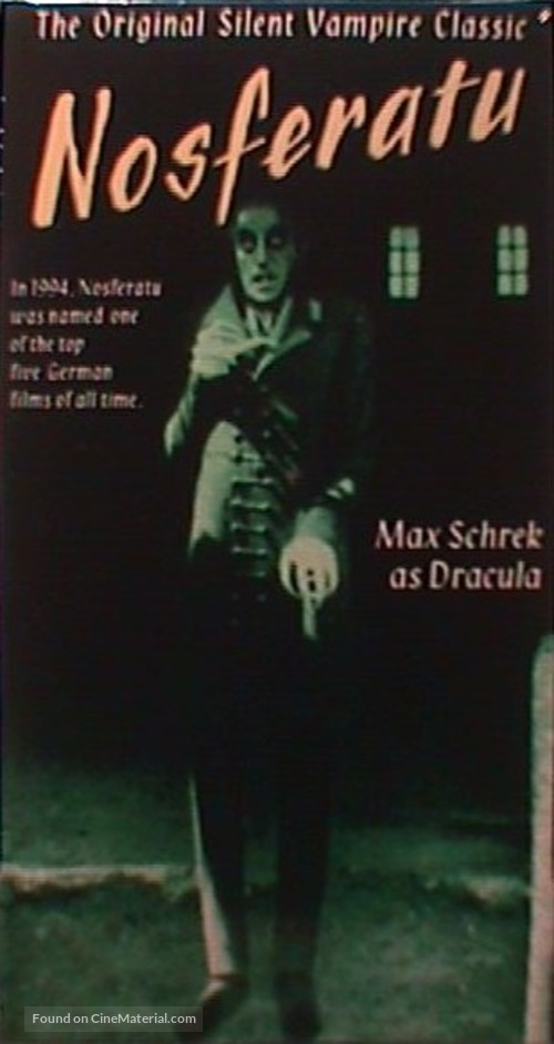 Nosferatu, eine Symphonie des Grauens - VHS movie cover