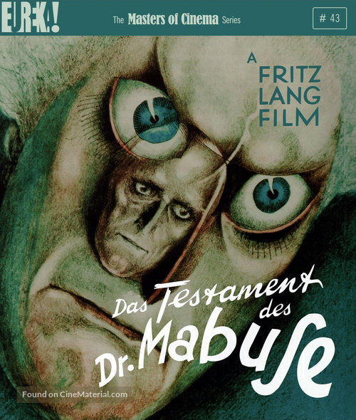 Das Testament des Dr. Mabuse - British Blu-Ray movie cover