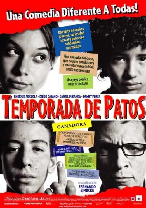 Temporada de patos - Mexican Movie Poster