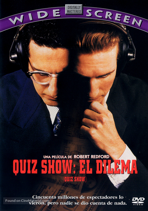 Quiz Show - Argentinian DVD movie cover