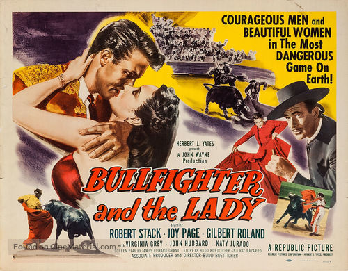 Bullfighter and the Lady - Movie Poster