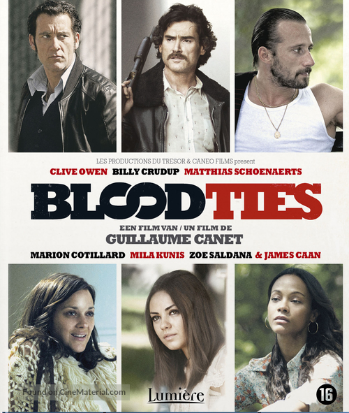 Blood Ties - Belgian Blu-Ray movie cover