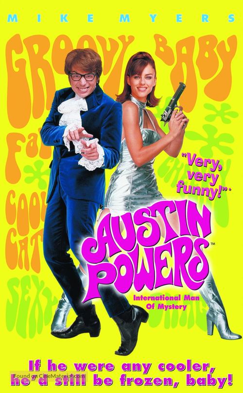 Austin Powers: International Man of Mystery - VHS movie cover