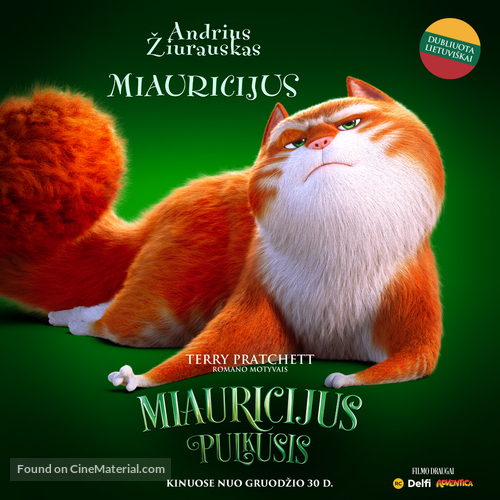 The Amazing Maurice - Lithuanian Movie Poster