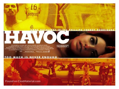Havoc - British Movie Poster