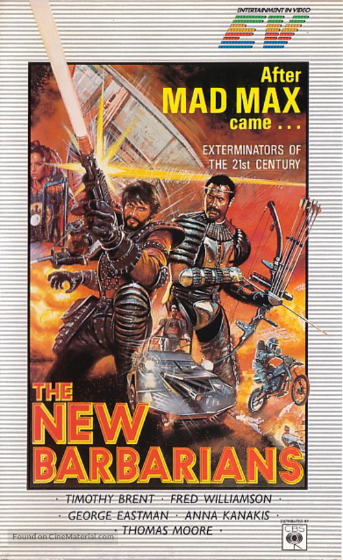 I nuovi barbari - British VHS movie cover