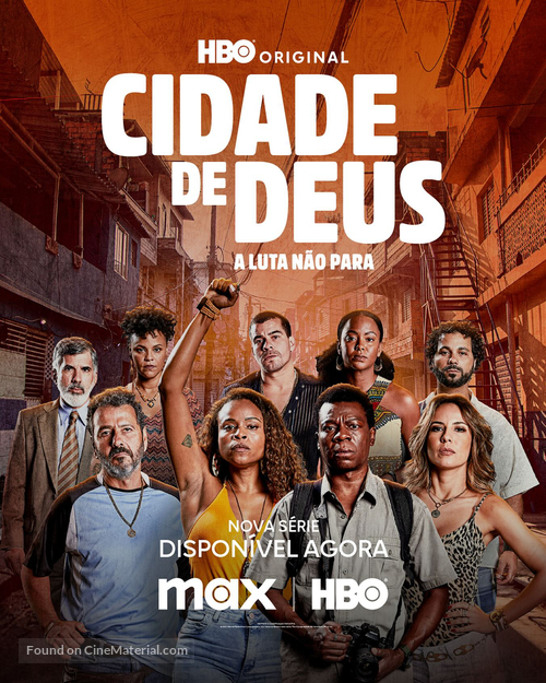 &quot;Cidade de Deus: A Luta N&atilde;o Para&quot; - Brazilian Movie Poster