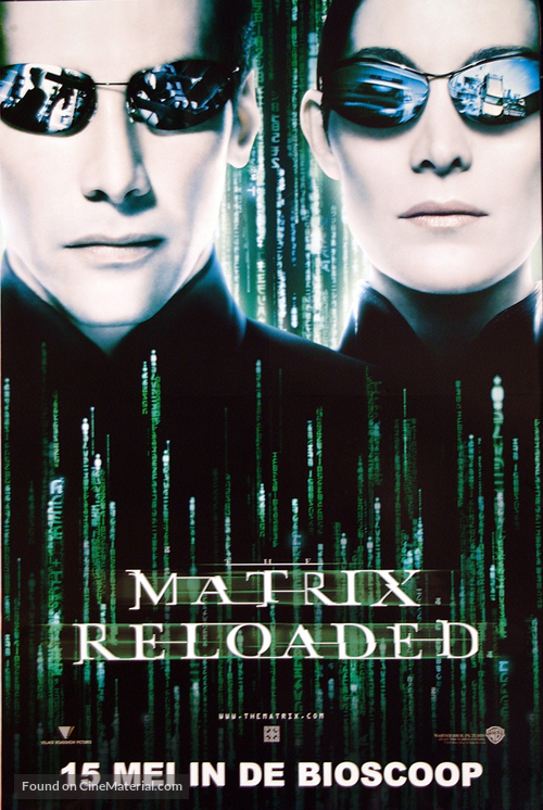 The Matrix Reloaded - Dutch Teaser movie poster