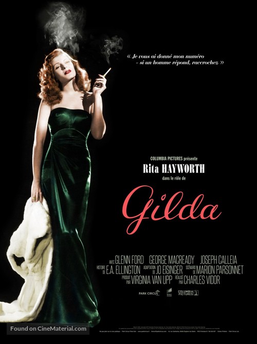 Gilda - French Re-release movie poster