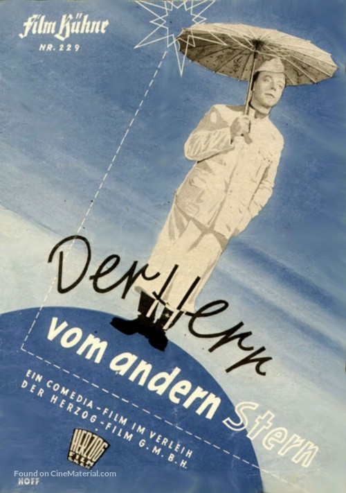 Der Herr vom andern Stern - German poster