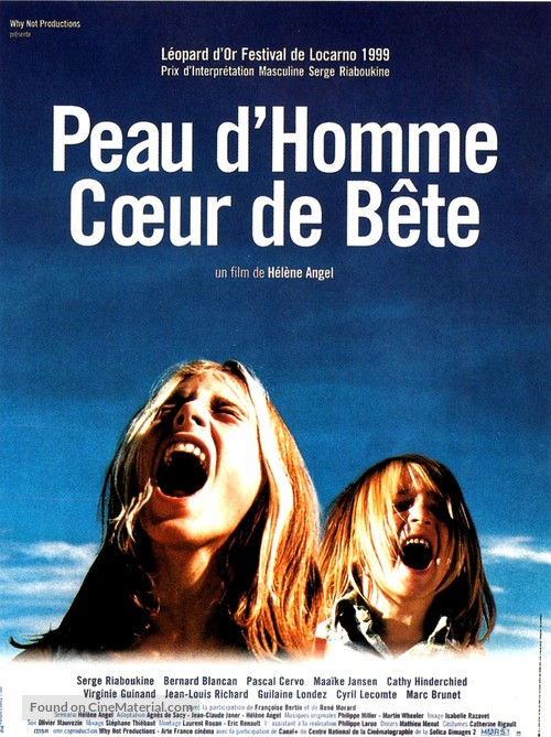 Peau d&#039;homme coeur de b&ecirc;te - French Movie Poster