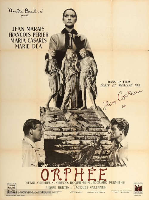 Orph&eacute;e - French Movie Poster