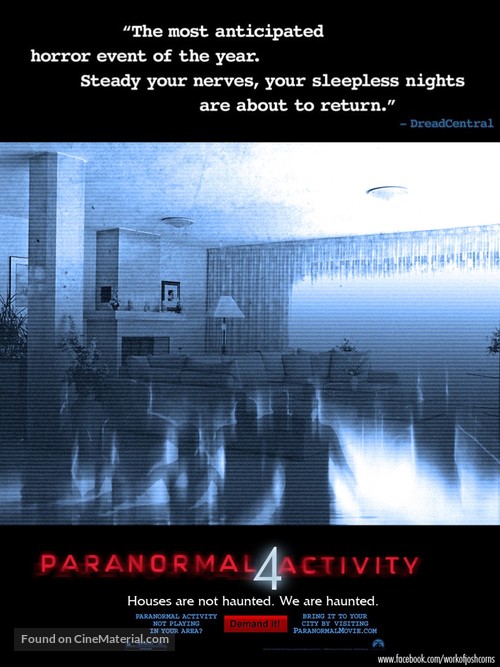 Paranormal Activity 4 - poster
