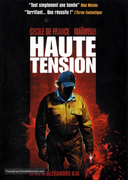 Haute tension - French DVD movie cover