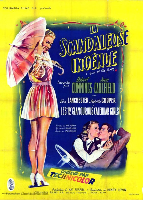 The Petty Girl - French Movie Poster
