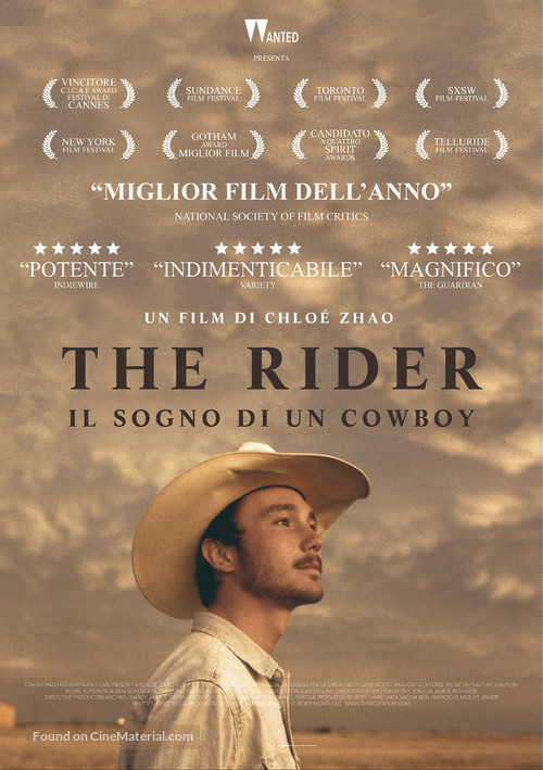 The Rider - Italian Movie Poster