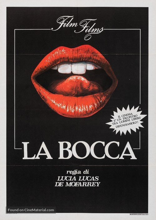 La bocca - Italian Movie Poster