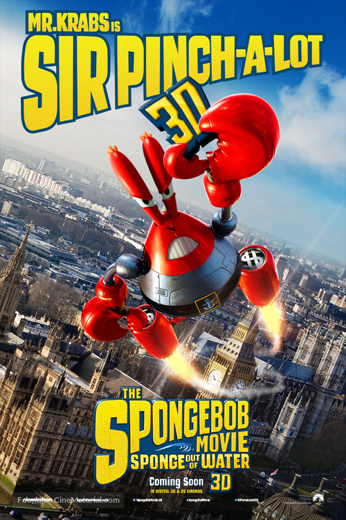 The SpongeBob Movie: Sponge Out of Water - British Movie Poster