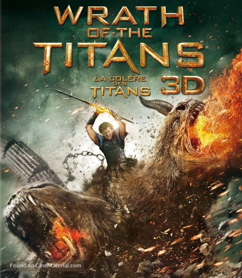 Wrath of the Titans - Canadian Blu-Ray movie cover