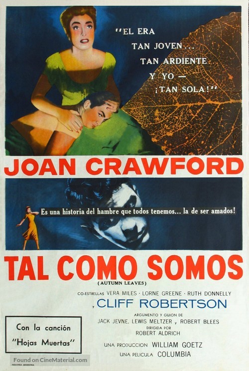 Autumn Leaves - Argentinian Movie Poster