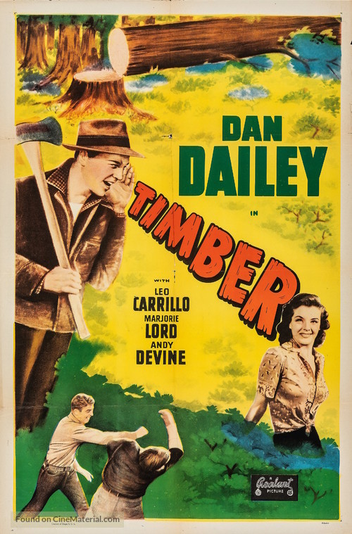 Timber! - Re-release movie poster