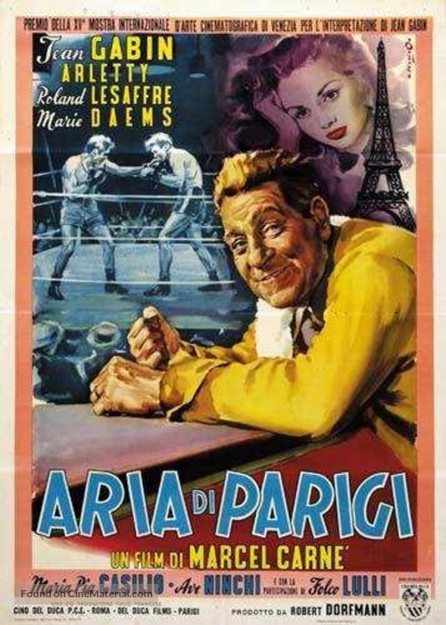 L&#039;air de Paris - Italian Movie Poster