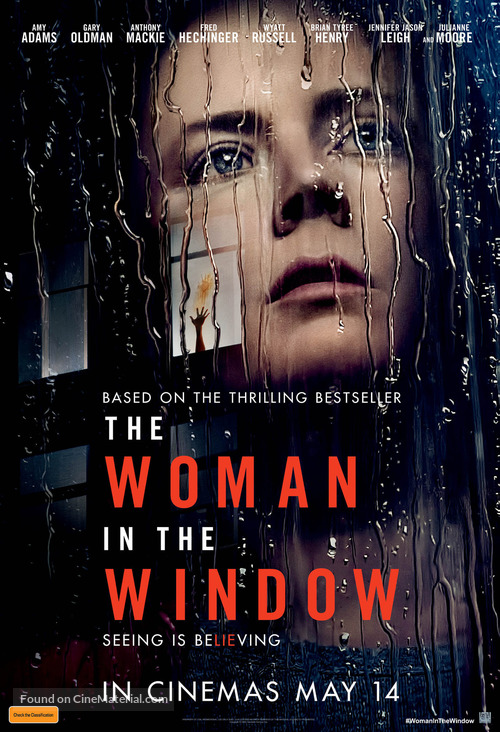 The Woman in the Window - Australian Movie Poster