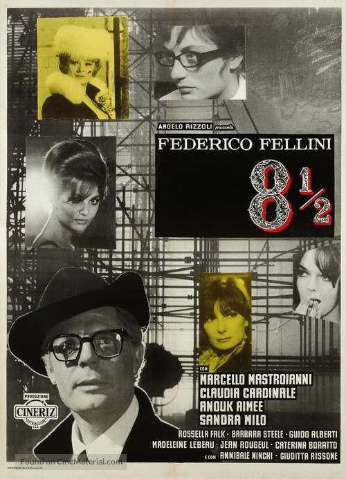 8&frac12; - Italian Movie Poster