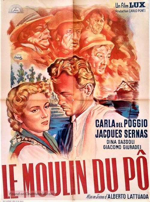 Il mulino del Po - French Movie Poster