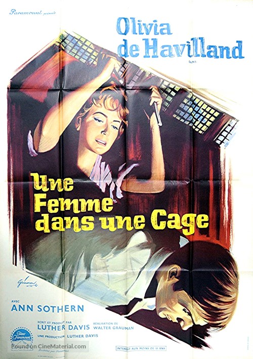 Lady in a Cage - French Movie Poster