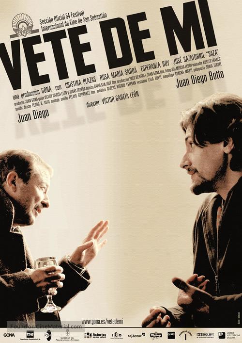 Vete de m&iacute; - Spanish Movie Poster