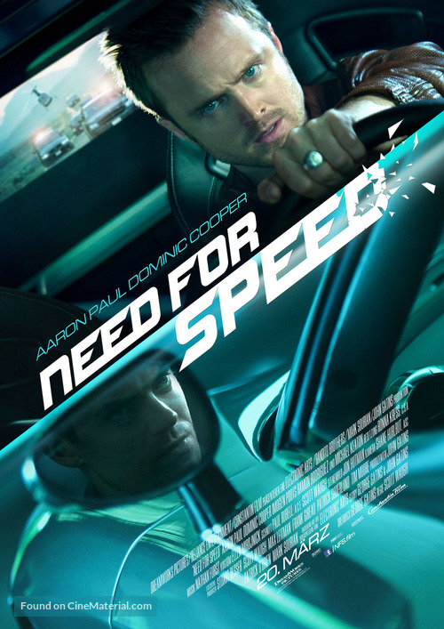 Need for Speed - German Movie Poster