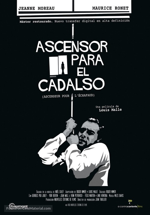 Ascenseur pour l&#039;&eacute;chafaud - Spanish Movie Poster