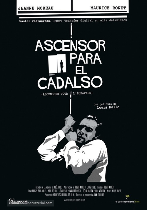 Ascenseur pour l&#039;&eacute;chafaud - Spanish Movie Poster
