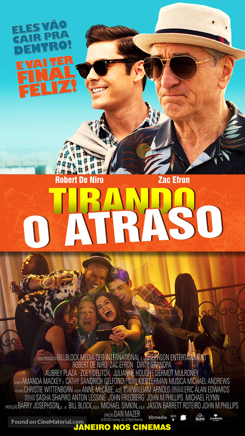 Dirty Grandpa - Brazilian Movie Poster
