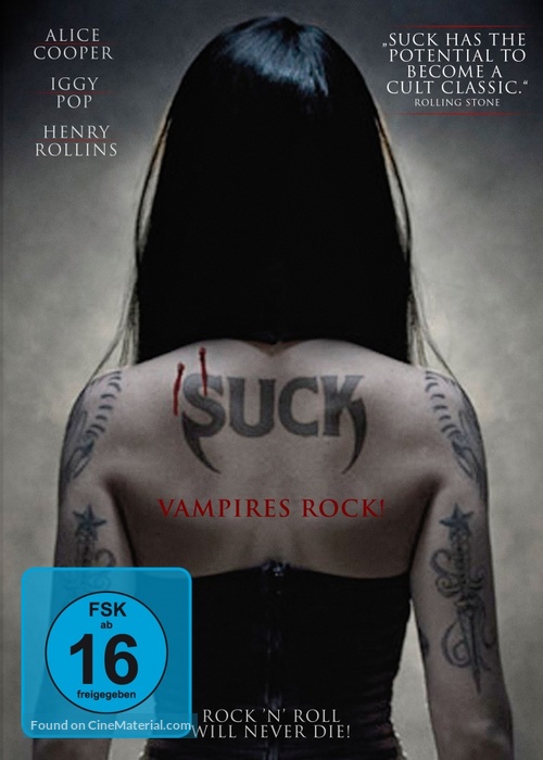 Suck - German DVD movie cover